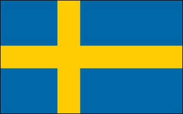 İsveç-ın bayrağı isveç
