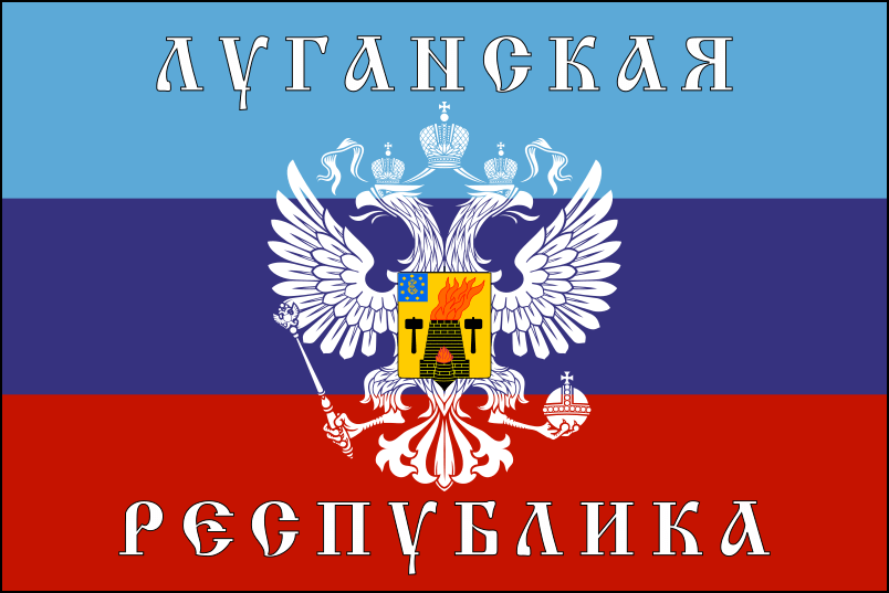 Flagge von Lugansk
