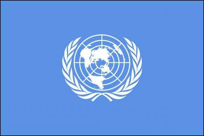 La bandera de las Naciones Unidas: imagen y colores - Flags-World