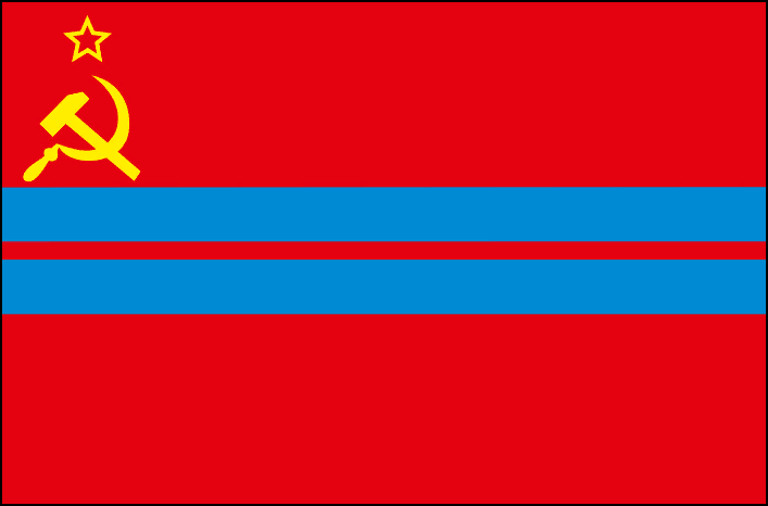 Turkmeniske SSR's flag