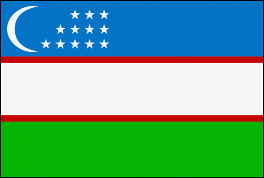 Vlag van Oesbekistan