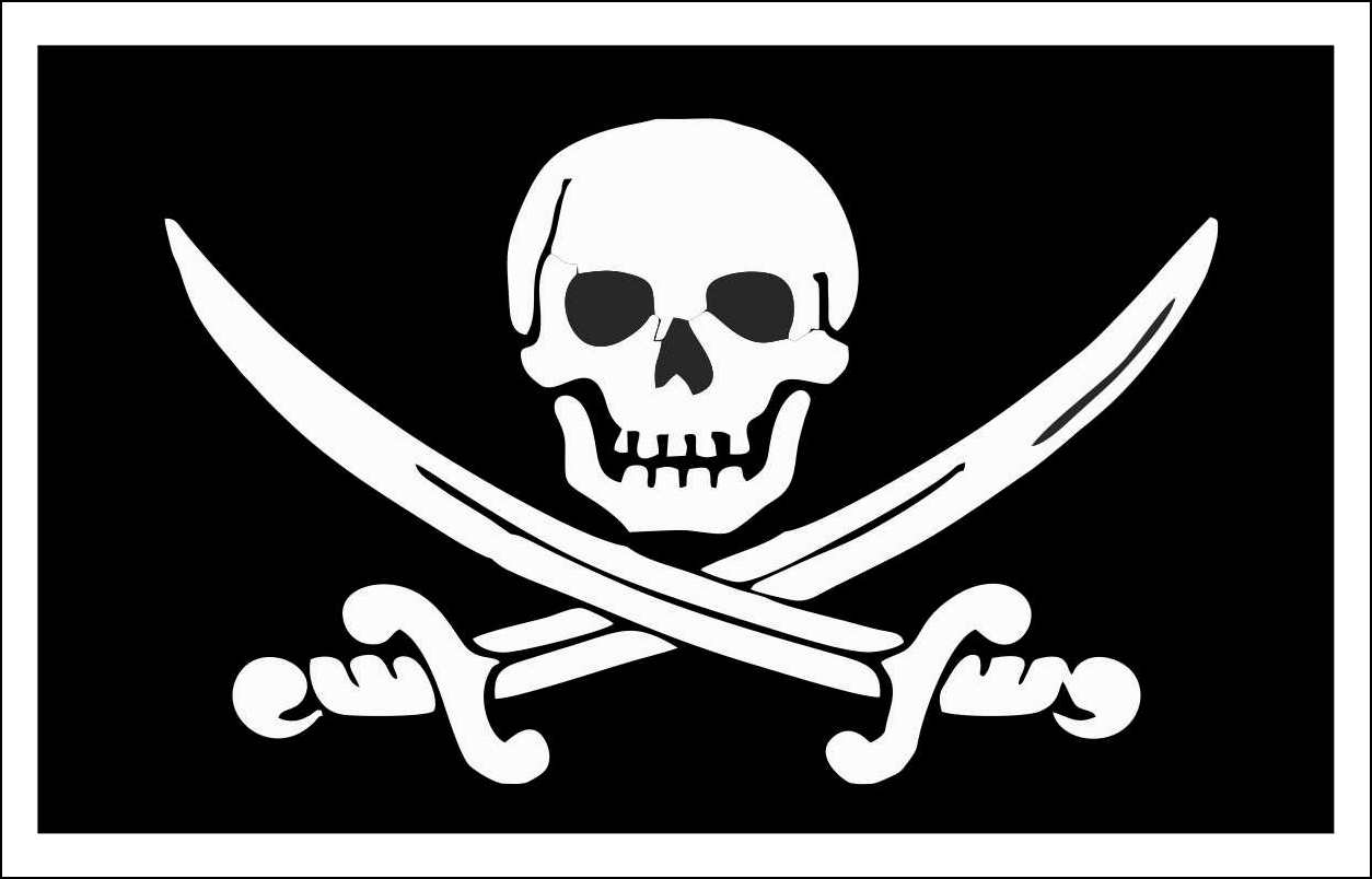 El origen de los elementos de la bandera pirata: La América