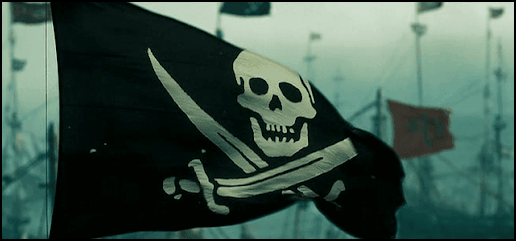Piratenfoto-Flagge
