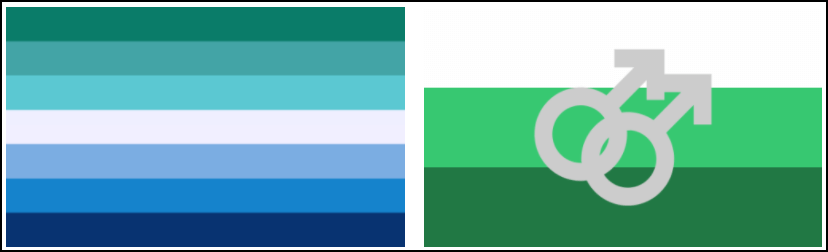 Bandera de orientación no convencional