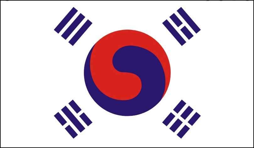 Vlag van Suid -Korea